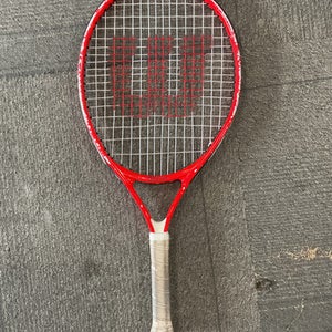 Used Wilson ROGER FEDERER 23 Junior Tennis Racquet Red 23" 11614-S000221666