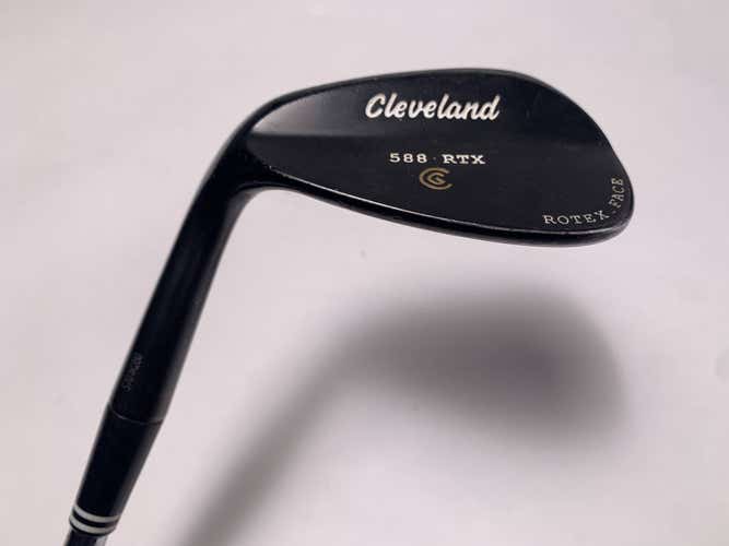 Cleveland 588 RTX Black Pearl Gap Wedge GW 52* 10 Dynamic Gold Mens LH