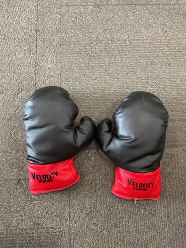 Used VELOCITY BOXING Boxing Gloves Black And Red Senior 11614-S000220624