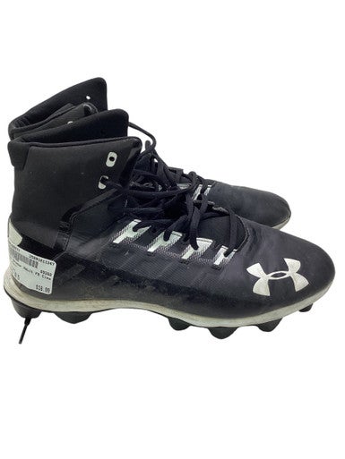 Used Under Armour Adult FB Cleats Black Senior 10.5 11347-S000255577