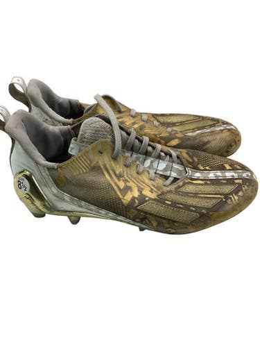 Used Adidas LAX Cleats Mens Gold Senior 8.5 11347-S000255572