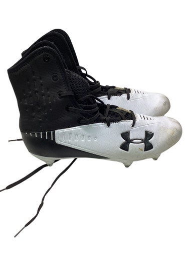 Used Under Armour Adult FB Cleats White Senior 11.5 11347-S000255574