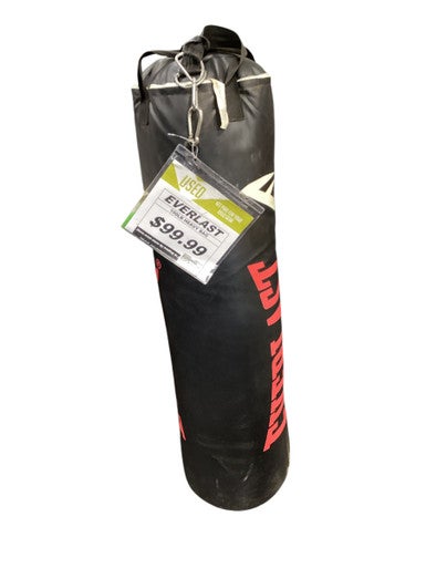 Used Everlast 100 LB HEAVY BAG Boxing Heavy Bag Black 100 lb 11347-S000255560