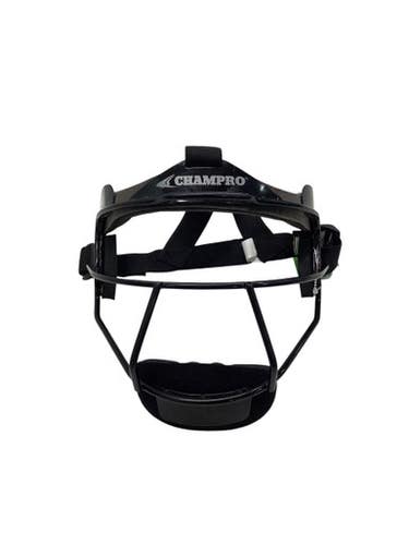 Used Champro CHAMPRO BLACK FIELDERS MASK BB/SB Fielders Mask Black One Size 11347-S000255538
