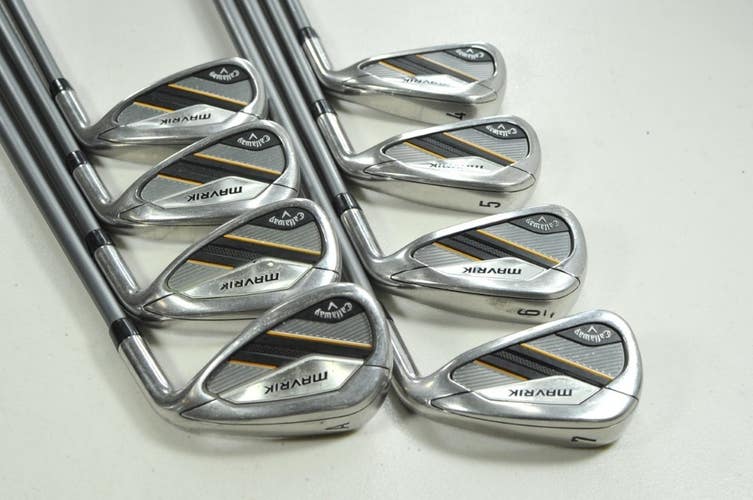 Callaway Mavrik 4-PW,AW Iron Set Senior Flex Right Catalyst 5.0 Graphite #202751