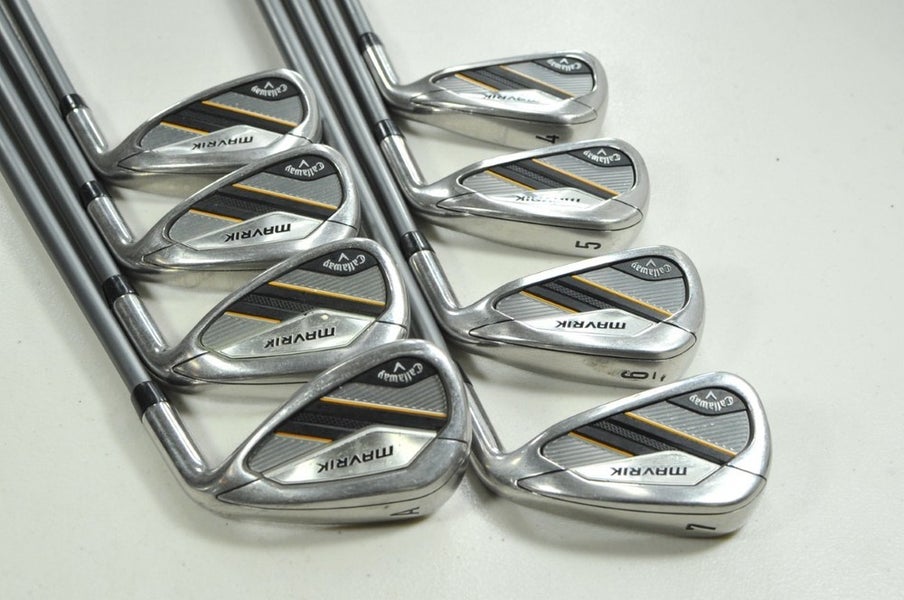 Callaway Mavrik 4-PW,AW Iron Set Senior Flex Right Catalyst 5.0 Graphite #202751