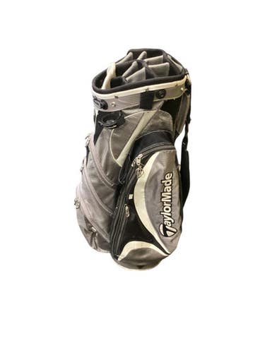 Used Taylormade CART BAG Mens Cart Bag Grey 11884-S000052705