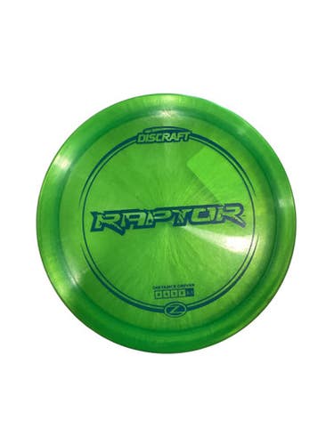Used Discraft RAPTOR Disc Golf Driver Green 11884-S000052691