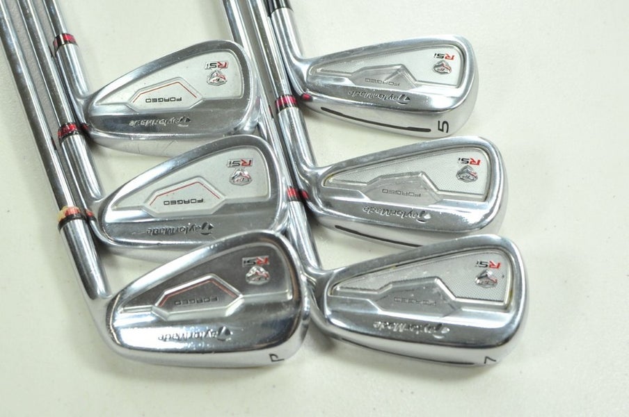 TaylorMade RSi TP 5-PW Iron Set Stiff Flex Right KBS Tour Steel # 202263