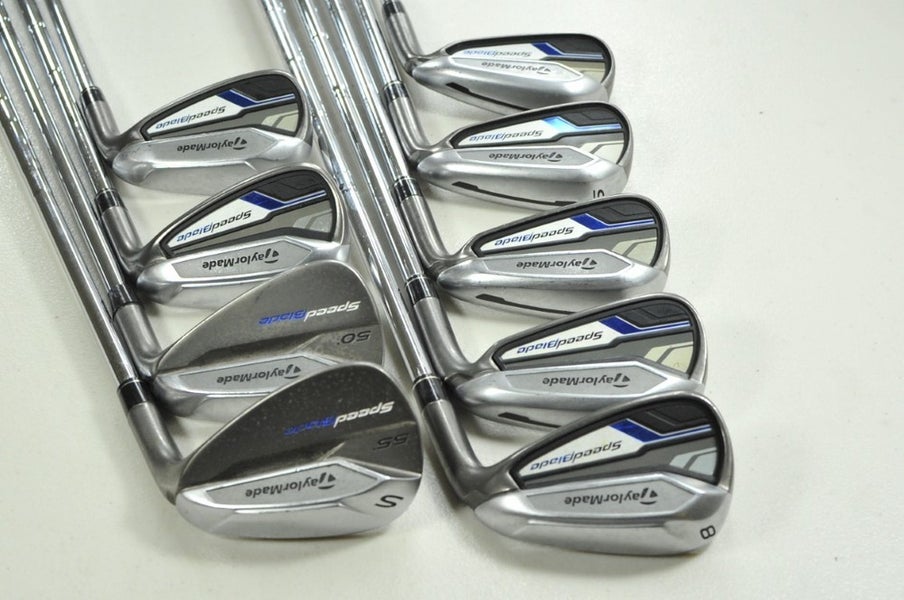 TaylorMade SpeedBlade 4-PW,AW,SW Iron Set Stiff Right DG XP S300 Steel # 202500