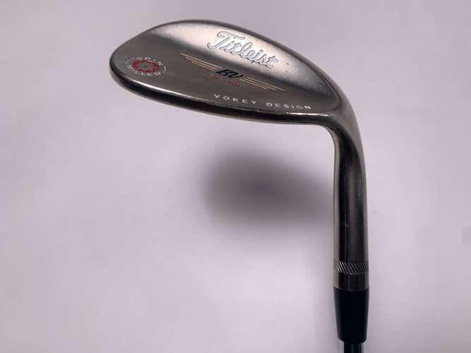 Titleist Vokey Spin Milled Nickel 2009 Lob Wedge LW 58* 8 Wedge Steel Mens RH