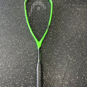 Used Head EXTREME 135 Adult Squash Racquet Neon Green Unknown 11849-S000031798