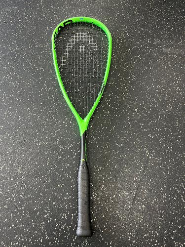 Used Head EXTREME 135 Adult Squash Racquet Neon Green Unknown 11849-S000031798