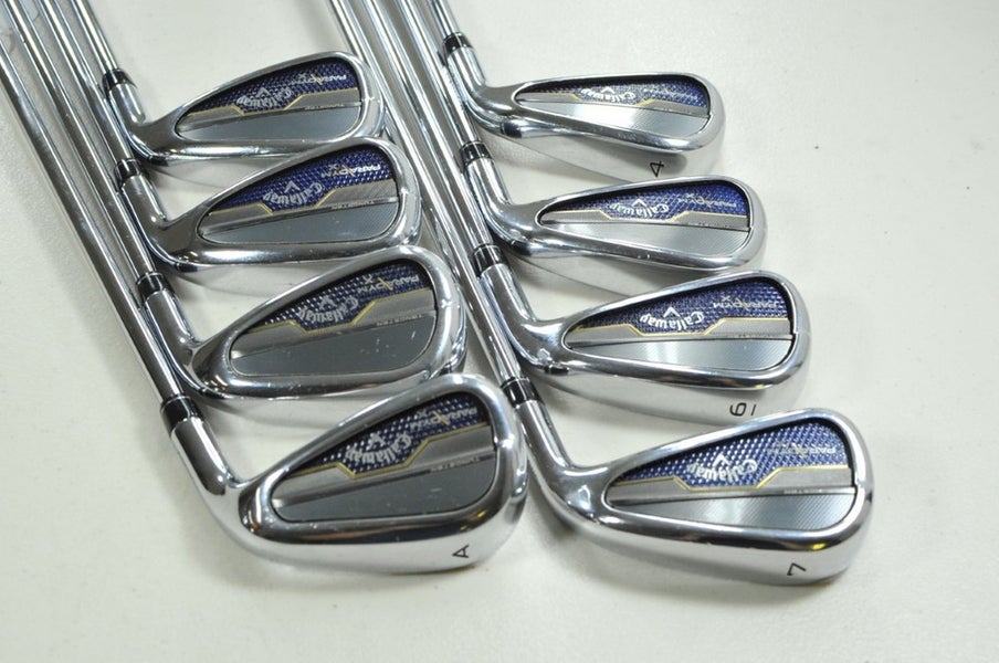 Callaway Paradym X 4-PW,AW Iron Set Regular Flex Right Elevate MPH Steel #202656