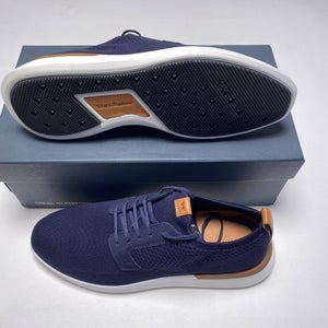 Wolf & Shepherd Derby Swiftknit Shoes Navy Blue Men's SZ 10 (WS-F20-SP06-D100)