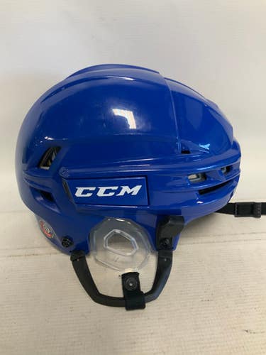 Used CCM TACKS 910 Hockey Helmet Only Royal Blue MD 11823-S000034323