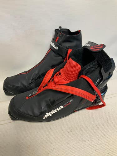 Used Alpina ALLROUND COMBI Mens NNN XC Ski Boots Black M 09.5 / W 09.5-10 11823-S000034310
