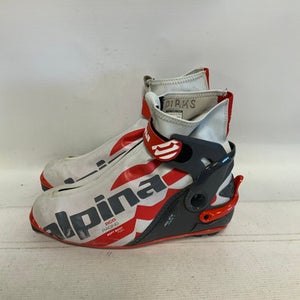 Used Alpina RCO RACING Mens NNN XC Ski Boots White M 10 / W 10.5-11 11823-S000034311