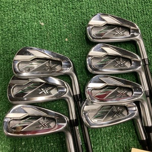Men's XXIO 2022 X Irons Right Handed Stiff Flex Graphite Shaft (Used)