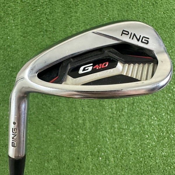 READ Ping G410 Sand Wedge SW Black Dot AMT 2.0 Stiff Flex Left Handed 35.25