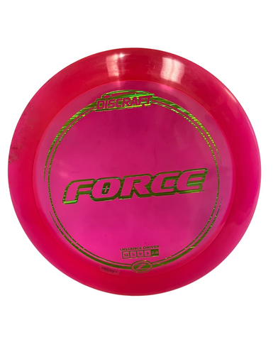 Used Discraft Z Force 174g Pink Disc Golf Driver 11692-S000141629