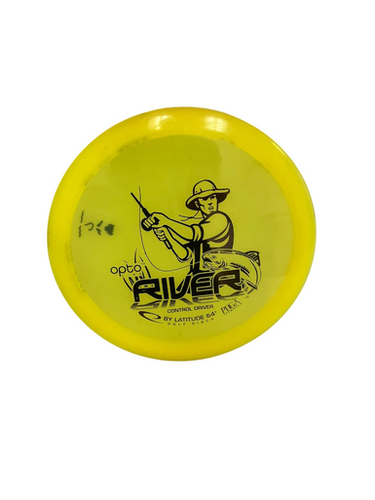 Used Latitude 64 Air River 156g Yellow Disc Golf Driver 11692-S000141612