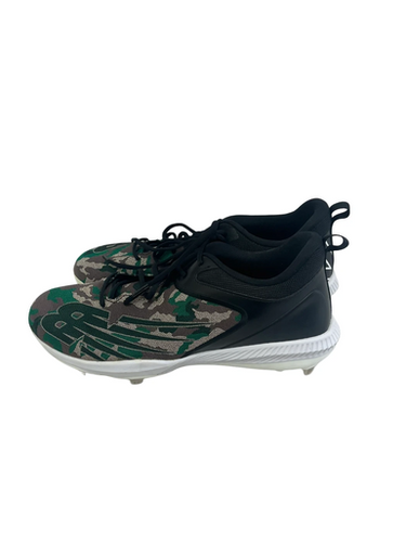 New: New Balance 4040 Mens 15 Black and Green Baseball Cleats 11692-S000141595