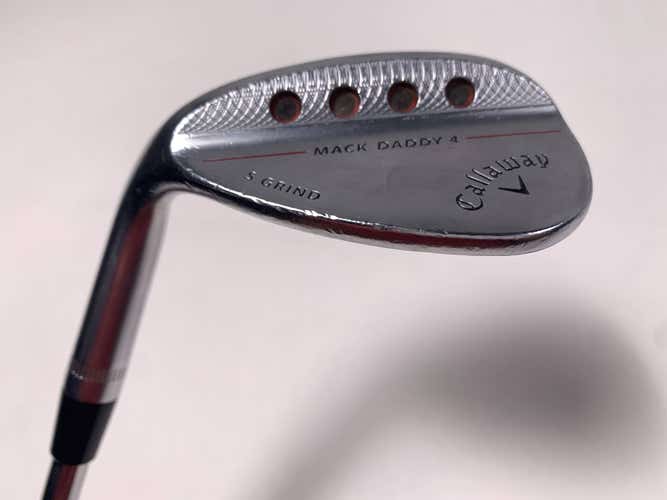 Callaway Mack Daddy 4 Chrome Lob Wedge LW 58* True Temper XP 95 Wedge Steel LH