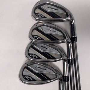 Callaway Mavrik Iron Set 8-PW+AW AeroTech SteelFiber i70 Regular Mens RH