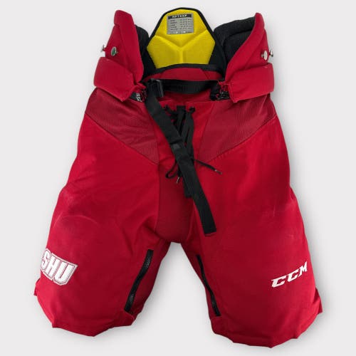 Pro Stock Used Large CCM HPTKXP Sacred Heart University Hockey Pants