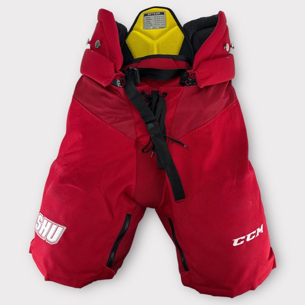 Pro Stock Used Large CCM HPTKXP Sacred Heart University Hockey Pants
