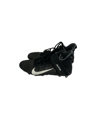 Used Nike ALPHA MENACE PRO Adult FB Cleats Black Senior 11 11692-S000139780