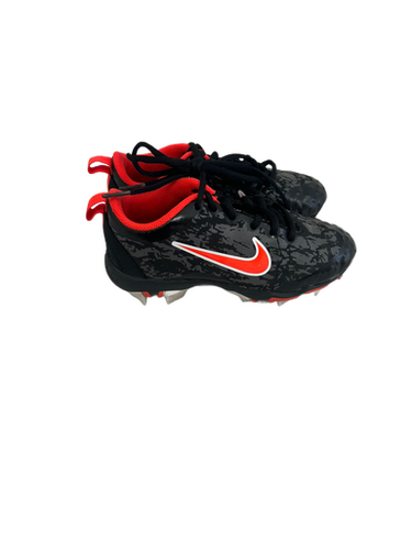 Used Nike HYPERDIAMOND BB/SB Cleats Black Youth 12.0 11692-S000141067