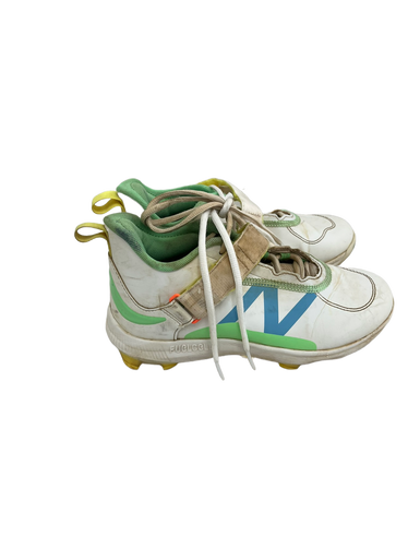 Used New Balance LINDOR BB/SB Cleats White Junior 05.5 11692-S000141083