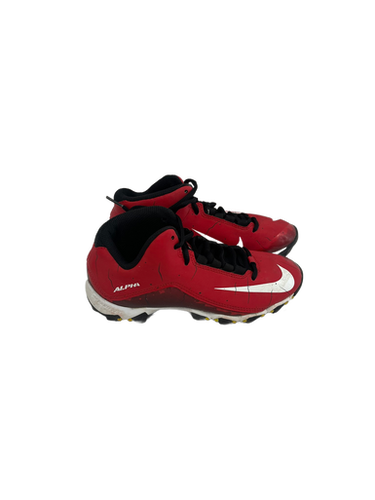 Used Nike ALPHA SHARK Jr FB Cleats Red Junior 02 11692-S000141105