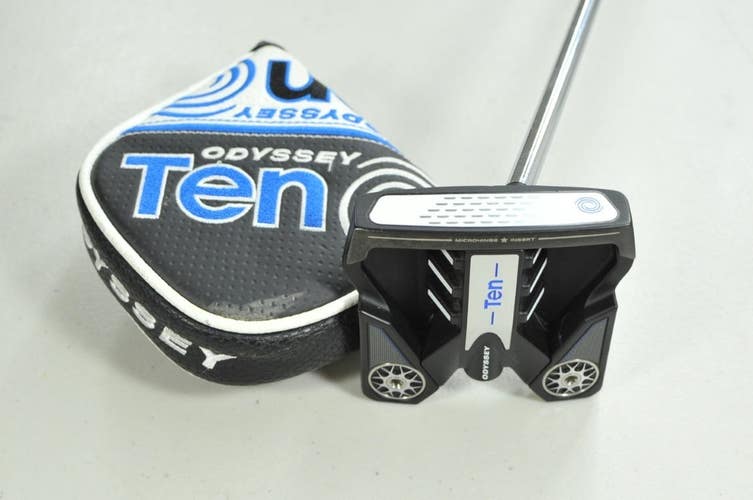Odyssey Ten Center Shaft 34" Putter RH Stroke Lab Steel with Head Cover # 202784
