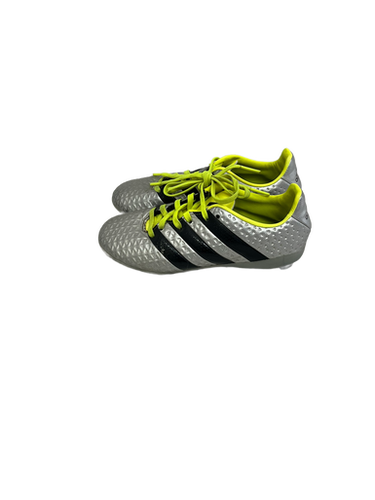 Used Adidas ACE 16.4 Soccer Cleats Grey Junior 01.5 11692-S000141151