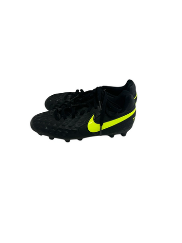 Used Nike TIEMPO Soccer Cleats Black Junior 01.5 11692-S000141153