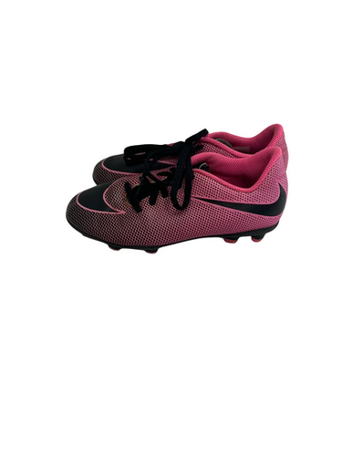 Used Nike BRAVATA Soccer Cleats Pink Junior 02 11692-S000141182