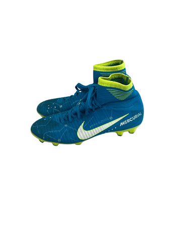 Used Nike MERCURIAL SUPERFLY 5 Soccer Cleats Carolina Blue Junior 04 11692-S000141183