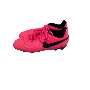 Used Nike TIEMPO Soccer Cleats Pink Junior 04.5 11692-S000141198