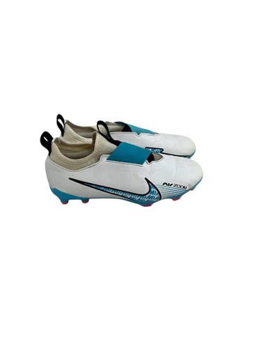 Used Nike ZOOM MERCURIAL Soccer Cleats White Junior 05 11692-S000141186