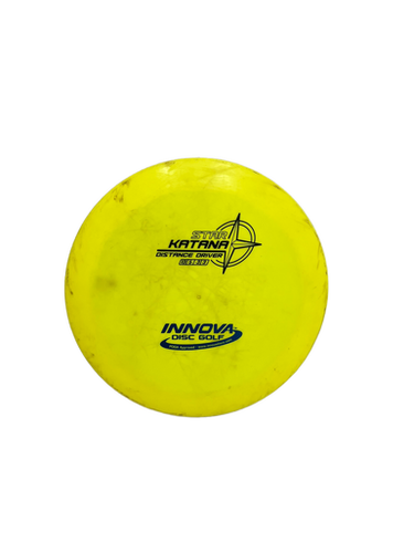 Used Innova STAR KATANA Disc Golf Driver Yellow 171g 11692-S000141201