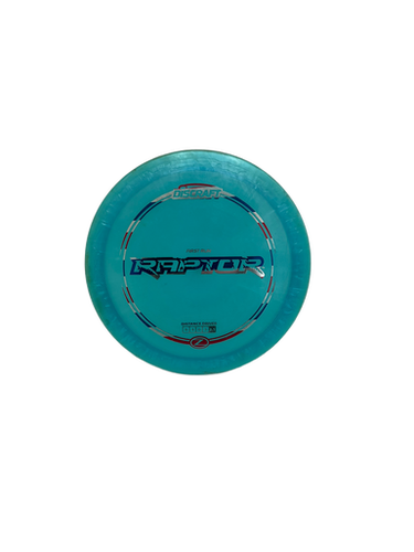 Used Discraft Z RAPTOR Disc Golf Driver Carolina Blue 171g 11692-S000141208