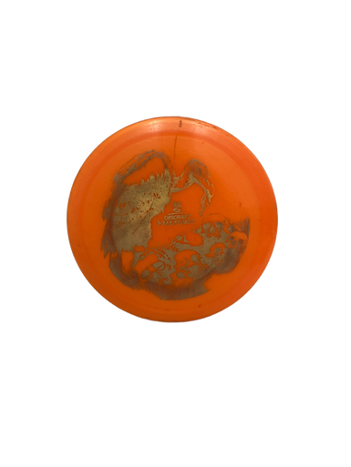 Used Discraft BIG Z VULTURE Disc Golf Driver Orange 172g 11692-S000141232
