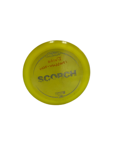 Used Discraft Z SCORCH Disc Golf Driver Yellow 160g 11692-S000141222
