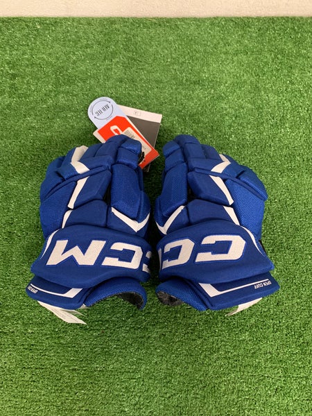 Blue Senior CCM JetSpeed FT6 Gloves 13" Pro Stock (New)