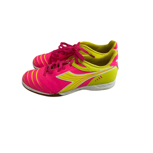 Used Diadora Soccer Indoor Shoes Pink Junior 04 11692-S000141252
