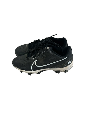 Used Nike ALPHA HUARACHE BB/SB Cleats Black Junior 05 11692-S000141277