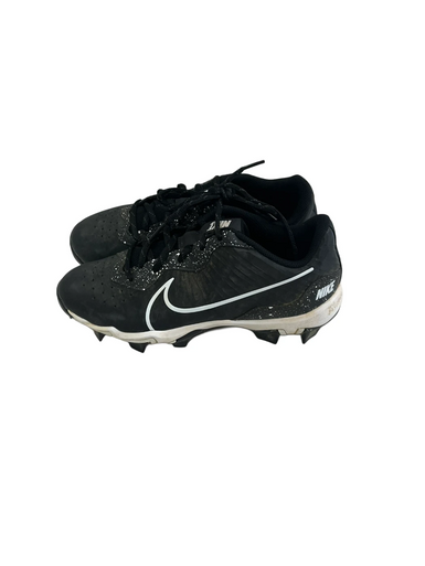 Used Nike ALPHA HUARACHE BB/SB Cleats Black Junior 05 11692-S000141277